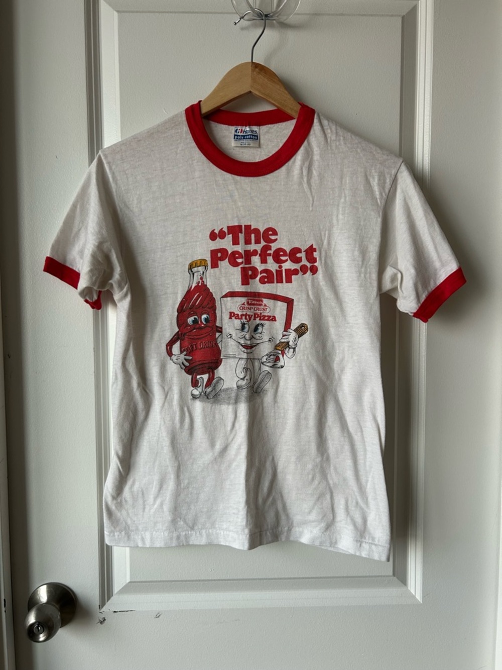 Vintage Ringer Tee ‘The Perfect Pair’ Sz M